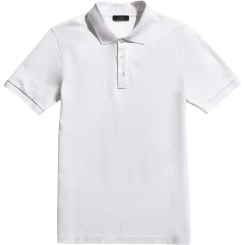 Classic Cotton Polo Shirt , male, Sizes: S, XL, 2XL, L, M - Fay - Modalova