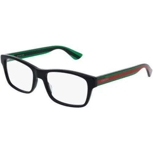Schwarze Grüne Transparente Sonnenbrille , unisex, Größe: 55 MM - Gucci - Modalova