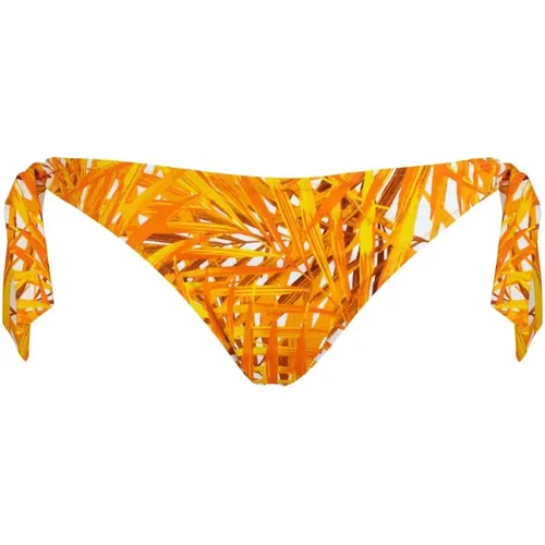 Palm Leaves Bikinihose zum seitlichen Binden für Damen , Damen, Größe: S - Vilebrequin - Modalova