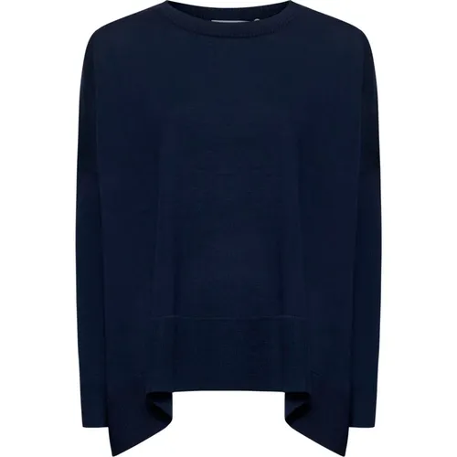 Blaue Pullover Kollektion , Damen, Größe: L - KAOS - Modalova