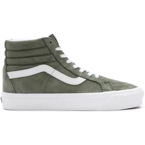 High Top Pig Suede Sneakers , male, Sizes: 8 UK, 8 1/2 UK, 11 UK, 10 1/2 UK, 5 UK, 2 1/2 UK, 9 UK, 6 UK, 7 UK, 3 UK, 10 UK, 2 UK, 6 1/2 UK, 12 UK, 4 U - Vans - Modalova
