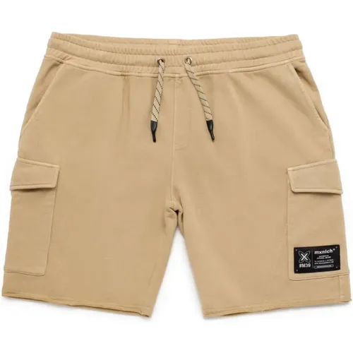 Oversized Cotton Bermuda Camp Shorts , Herren, Größe: 2XL - Munich - Modalova