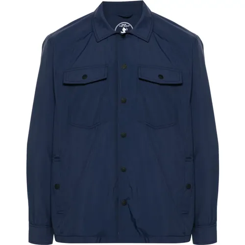 Kendri Shirt Jacket , male, Sizes: S, M/L, XL/2XL, L/XL - Save The Duck - Modalova