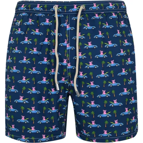 Blue Sea Clothing Swim Shorts , male, Sizes: M, XL - MC2 Saint Barth - Modalova