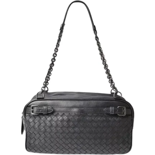 Pre-owned Leder schultertasche - Bottega Veneta Vintage - Modalova