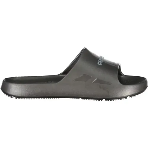 Schwarze Polyethylen-Sandalen mit Logo-Druck , Herren, Größe: 43 EU - Carrera - Modalova