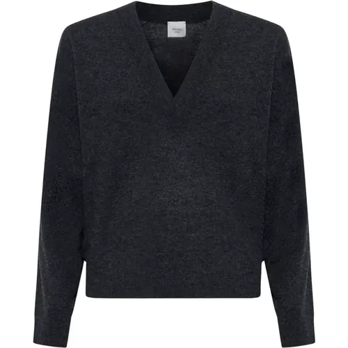 Anthrazit Sweater Kollektion , Damen, Größe: S - Alysi - Modalova