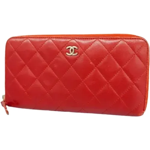 Pre-owned Leather wallets , female, Sizes: ONE SIZE - Chanel Vintage - Modalova