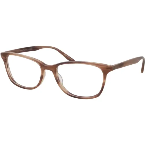 Gestreifte braune Brillengestelle , Damen, Größe: 50 MM - Barton Perreira - Modalova