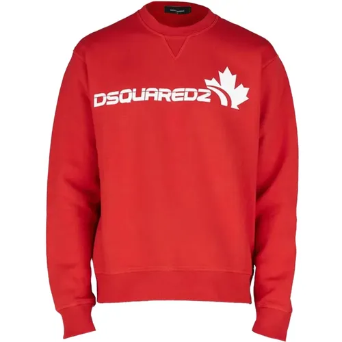 Logo Sweatshirt , male, Sizes: L, 2XL, XL, M, XS, S - Dsquared2 - Modalova