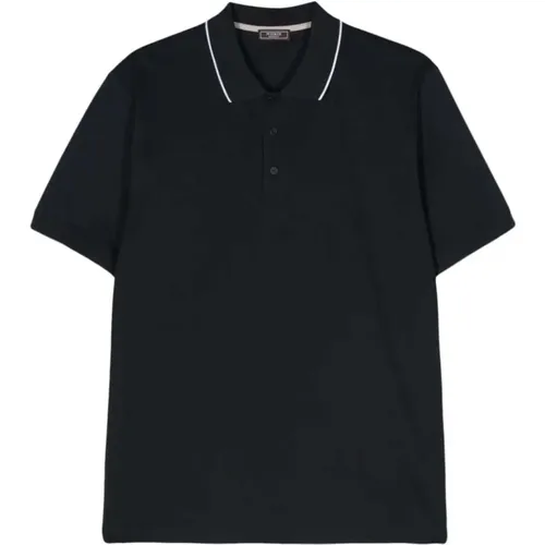 Midnight Cotton Polo Shirt , male, Sizes: 3XL, 2XL - PESERICO - Modalova