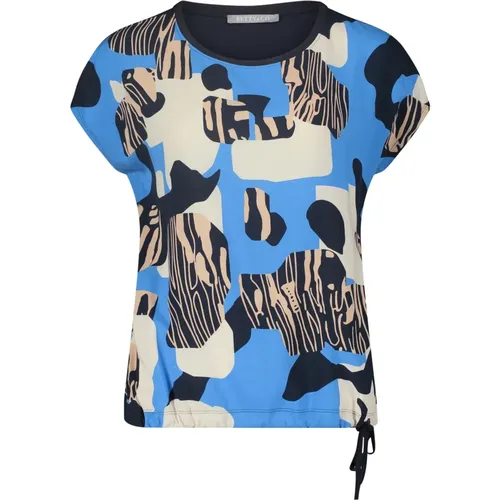 Grafik Print Casual Shirt , Damen, Größe: XL - Betty & Co - Modalova