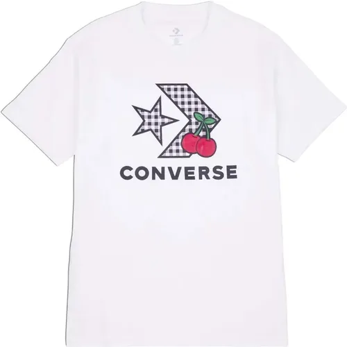 Cherry Star Chevron Infill Tee T-shirt - Converse - Modalova