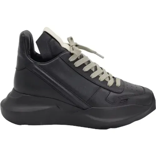 Pre-owned Leather sneakers , female, Sizes: 4 UK - Rick Owens Pre-owned - Modalova