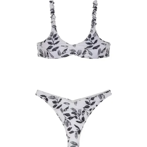 Twist Bikini Top und Slip Set , Damen, Größe: L - Me-Fui - Modalova