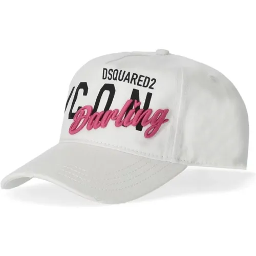 Icon Darling Baseball CAP , female, Sizes: ONE SIZE - Dsquared2 - Modalova