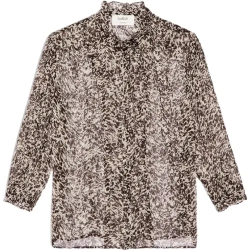 Elia Animal Print Bluse , Damen, Größe: M - BA&SH - Modalova