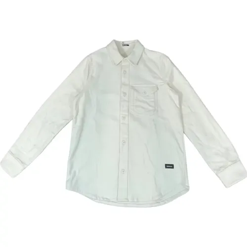 Herren Overshirt Off-White , Damen, Größe: M - Denham - Modalova