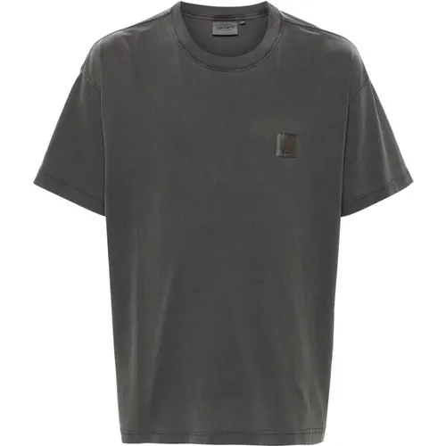 Nelson Short Sleeve T-Shirt , male, Sizes: S, L - Carhartt WIP - Modalova