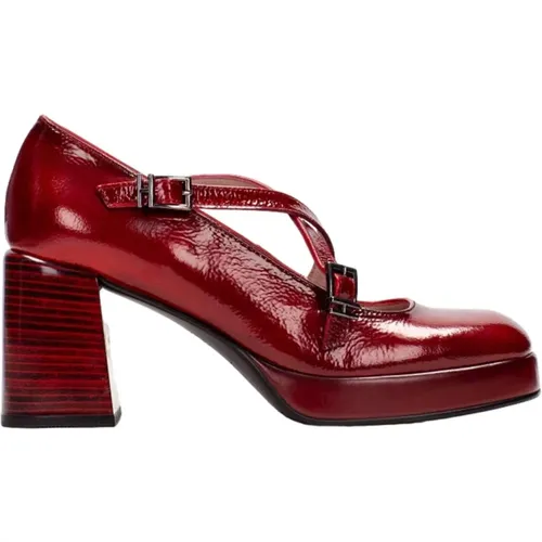 Rotes Kleid Damen Salon Schuhe - Hispanitas - Modalova