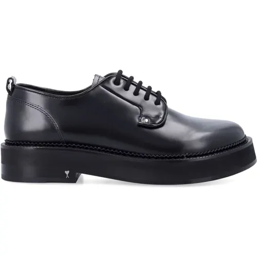 Schwarze Chunky Loafers Geschlossene Schuhe , Herren, Größe: 41 EU - Ami Paris - Modalova