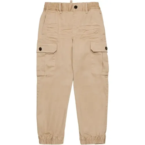 Kinder Beige Cargo Hose Dsquared2 - Dsquared2 - Modalova