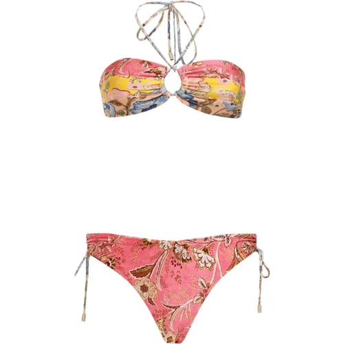 Floral Bikini Swimwear , female, Sizes: M - Zimmermann - Modalova