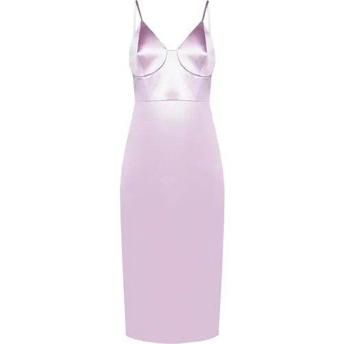 Silk Midi Dress for Women , female, Sizes: S - Gucci - Modalova