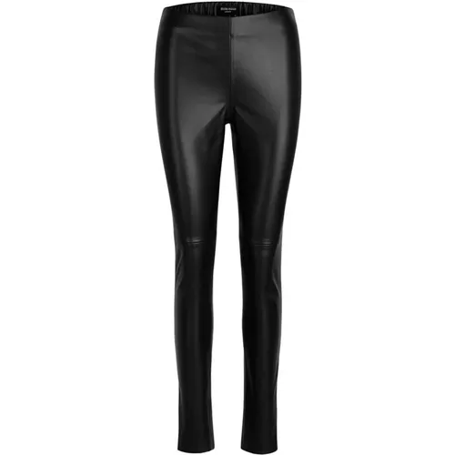 Leather Hosen , Damen, Größe: XL - Bruuns Bazaar - Modalova