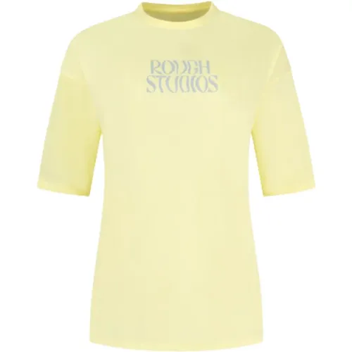 Sommer T-Shirt , Damen, Größe: S - Rough Studios - Modalova