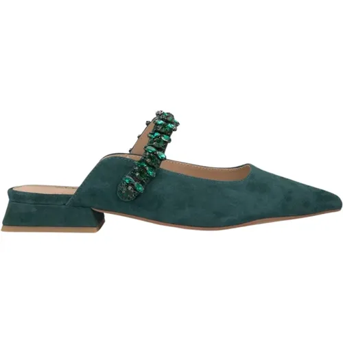 Kristall Flache Mule Schuh - Alma en Pena - Modalova