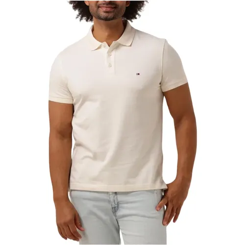 Herren Polo T-Shirts Slim Fit Polo , Herren, Größe: XL - Tommy Hilfiger - Modalova