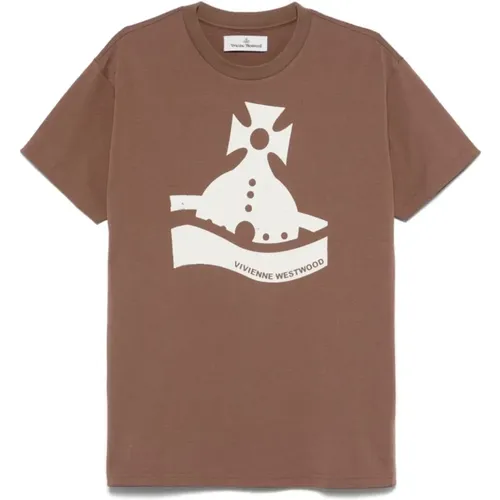 Jersey Crew Neck T-shirt , unisex, Sizes: M, L, 3XL, 2XL - Vivienne Westwood - Modalova