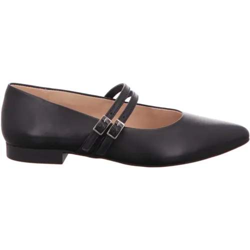 Schwarze Ballerinas , Damen, Größe: 37 1/2 EU - Paul Green - Modalova