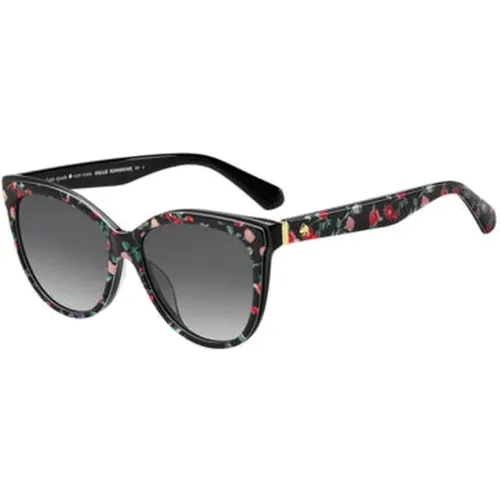 Schwarze Acetat Damen Sonnenbrille - Kate Spade - Modalova