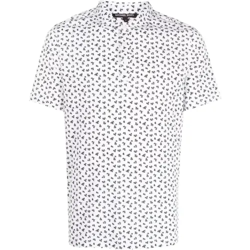 Field printed polo , male, Sizes: 2XL - Michael Kors - Modalova