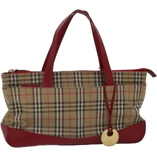 Pre-owned Canvas handbags , female, Sizes: ONE SIZE - Burberry Vintage - Modalova