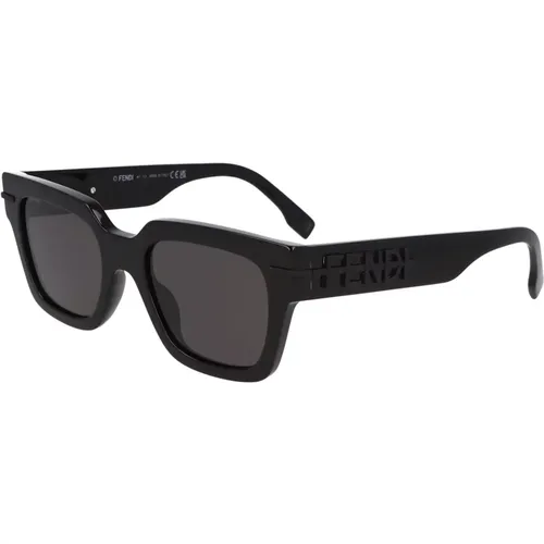 Quadratische Sonnenbrille aus Azetat Modell Fe40078I - Fendi - Modalova