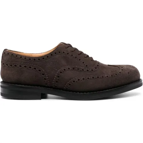 Braune Brogues mit Perforierten Details - Church's - Modalova