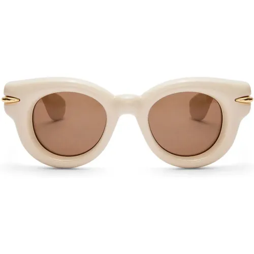 Stylish Round Sunglasses Inflated Lw40118I , female, Sizes: 46 MM - Loewe - Modalova