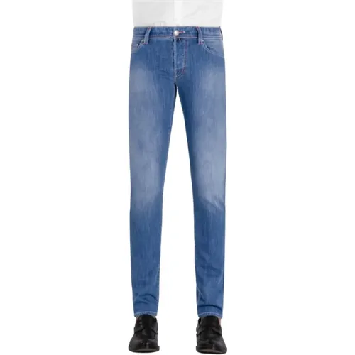 Blaue Denim Edition Monza Leonardo Jeans , Herren, Größe: W33 - Tramarossa - Modalova