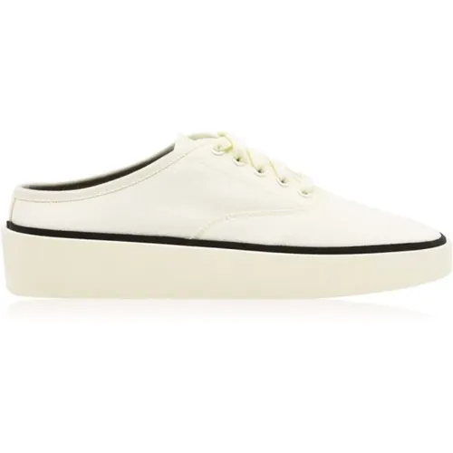 Backless Latte Sneakers Logo Gummisohle , Herren, Größe: 42 EU - Fear Of God - Modalova