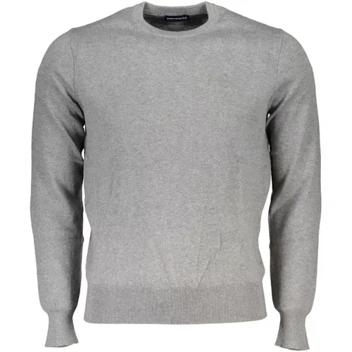 Embroidered Crewneck Sweater made from Fibers , male, Sizes: 2XL, 3XL, XL - North Sails - Modalova