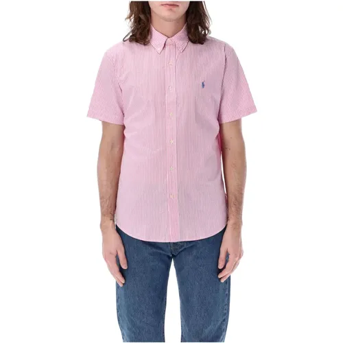 Seersucker Short Sleeve Shirt , male, Sizes: S, XL - Ralph Lauren - Modalova