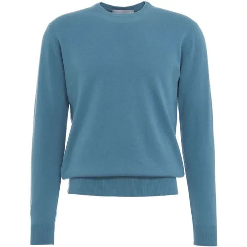 Blaue Strickware Aw24 Handwäsche , Herren, Größe: 2XL - Gender - Modalova