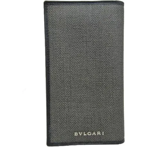 Pre-owned Canvas wallets , female, Sizes: ONE SIZE - Bvlgari Vintage - Modalova