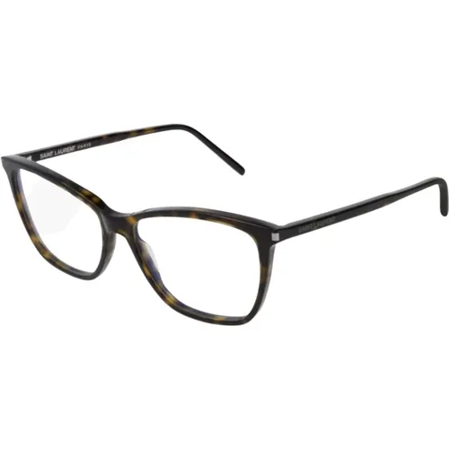 Classic Tortoise Acetate Sunglasses , male, Sizes: ONE SIZE - Saint Laurent - Modalova