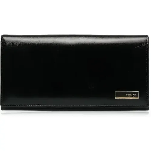 Pre-owned Leather wallets , female, Sizes: ONE SIZE - Fendi Vintage - Modalova