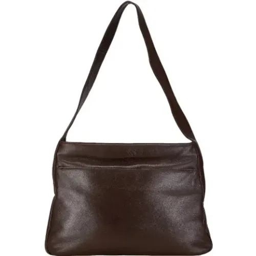 Pre-owned Leder Schultertasche , Damen, Größe: ONE Size - Loewe Pre-owned - Modalova