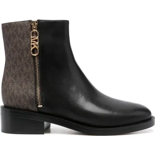 Flat Bootie , female, Sizes: 5 UK, 3 UK, 4 UK, 5 1/2 UK, 6 UK, 7 UK, 4 1/2 UK, 8 UK - Michael Kors - Modalova